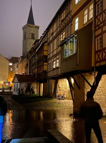 Krämerbrücke bei NachtKrämerbrücke bei Nacht